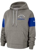 Dallas Cowboys Womens Nike Historic Hooded Sweatshirt - Grey
