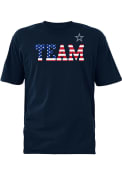 Dallas Cowboys Americas Team T Shirt - Navy Blue