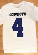 Dak Prescott Dallas Cowboys Dallas Cowboys Apparel Player Pride T-Shirt - White