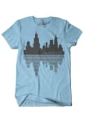 Chitown Clothing Chicago Blue Reflect Short Sleeve T Shirt