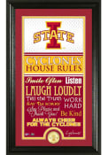 Iowa State Cyclones 12x20 House Rules Plaque