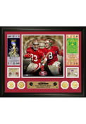 San Francisco 49ers Roger Craig and Steve Young Super Bowl Bronze Coin Photo Mint Plaque