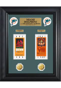 Miami Dolphins Super Bowl Ticket Collection Plaque
