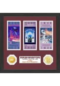 Washington Football Team Super Bowl Ticket Collection Plaque