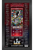 Tampa Bay Buccaneers Super Bowl LV Champs Signature Ticket Plaque