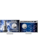 Tampa Bay Lightning 2021 Stanley Cup Champions Silver Card Collectible Coin