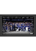 Tampa Bay Lightning 2021 Stanley Cup Champions Signature Rink Picture Frame