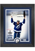 Tampa Bay Lightning 2021 Stanley Cup Steve Stamkos Trophy Coin Photo Mint Plaque