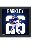 New York Giants Saquon Barkley Impact Jersey Picture Frame