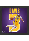 Los Angeles Lakers Anthony Davis Impact Jersey Picture Frame