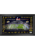 Los Angeles Rams Super Bowl LVI Champions Signature Gridiron Picture Frame
