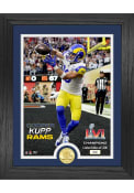 Cooper Kupp Los Angeles Rams Super Bowl LVI Champions Bronze Coin Photo Plaque