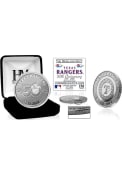 Texas Rangers 50th Anniversary Silver Mint Collectible Coin