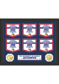 Kansas Jayhawks Basketball National Champions Banner Collection Plaque