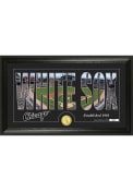 Chicago White Sox 12x20 Silhouette Word Art Photo Mint Plaque