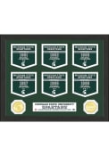 Michigan State Spartans National Champions Banner Collection Plaque
