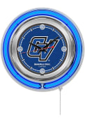 Grand Valley State Lakers 15 in Neon Wall Clock