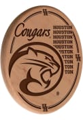 Houston Cougars 13 in Laser Engraved Wood Sign