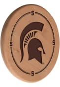 Michigan State Spartans 13 in Laser Engraved Wood Sign