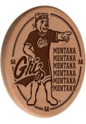 Montana Grizzlies 13 in Laser Engraved Wood Sign