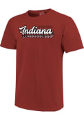 Indiana Hoosiers Womens Retro Stack Script T-Shirt - Crimson