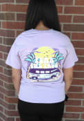 TCU Horned Frogs Womens Beach Vibes T-Shirt - Purple