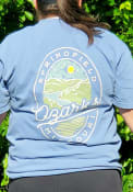 Springfield Lake Scene T Shirt - Blue