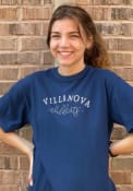 Villanova Wildcats Womens New Basic T-Shirt - Navy Blue