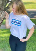 Washburn Ichabods Womens Ombre Oval T-Shirt - White