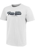 Penn State Nittany Lions Womens Retro Stack Script T-Shirt - White