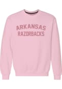 Arkansas Razorbacks Womens Classic Crew Sweatshirt - Pink