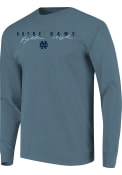 Notre Dame Fighting Irish Comfort Colors T Shirt - Blue