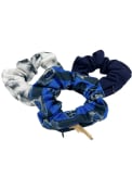 Dallas Mavericks Womens Zipper Scrunchie 3 Pack Headband - Blue