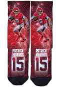 Patrick Mahomes Kansas City Chiefs Strideline Classic Full Sublimated Galaxy Crew Socks - Red