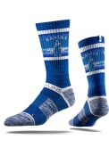 Kansas Jayhawks Strideline Naismith Crew Socks - Blue