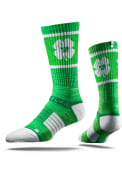 Kansas Jayhawks Strideline St Pats Crew Socks - Green