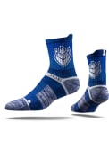 Strideline Saint Louis Billikens Mens Blue Team Logo Quarter Socks