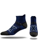 Strideline Xavier Musketeers Mens Navy Blue Team Logo No Show Socks