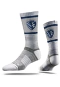 Sporting Kansas City Strideline Team Logo Crew Socks - Grey