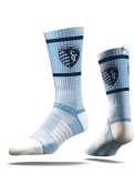 Sporting Kansas City Strideline Team Logo Crew Socks - Blue