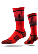 Strideline Performance Cincinnati Bearcats Mens Crew Socks - Red