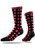 Strideline Repeat Cincinnati Bearcats Mens Argyle Socks - Black