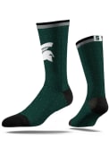 Michigan State Spartans Strideline Speckle Dress Socks - Green