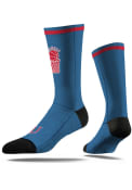 Kansas Jayhawks Strideline Hoop Crew Socks - Blue