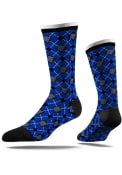 Grand Valley State Lakers Strideline Repeat Argyle Socks - Blue