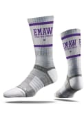 Strideline Emaw K-State Wildcats Mens Crew Socks - Grey