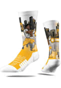 JuJu Smith-Schuster Pittsburgh Steelers Strideline Super Hero Crew Socks - Yellow
