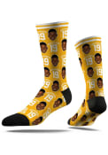 JuJu Smith-Schuster Pittsburgh Steelers Strideline Allover Print Dress Socks - Yellow