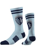 Sporting Kansas City Strideline Classic Knit Crew Socks - Blue