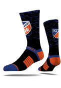 FC Cincinnati Strideline Colorblock Crew Socks - Orange
